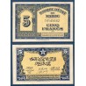 Maroc P.24, Spl, Billet de 5 francs 1.8.1943 Jaune
