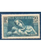 timbres de France de l'année 1939 à l'unité