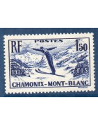 timbres de France de l'année 1937 à l'unité