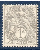 timbres de France de l'année 1900 à 1902 à l'unité