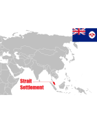 Pièces de monnaie de l’établissement des détroits ou Straits Settlements