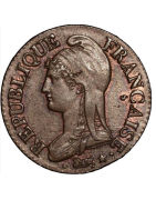 Pièces de monnaie de 5 centimes Dupré