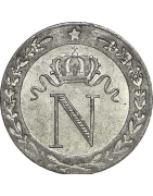 Pièces de monnaie de 10 centimes napoléon 1er