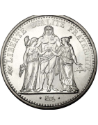 Pièces de monnaie française de 10 francs Hercules