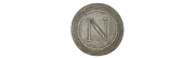 Pièces de monnaie de 5 centimes napoléon 1er