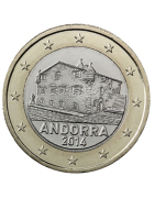 pièces de monnaie euro à l'unité Andorre