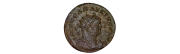 Les pièces de monnaies romaines du l'empereur Romain Carausius Usurpateur