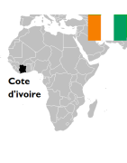 Billets de banque de cote d'ivoire de collection