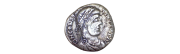 Les pièces de monnaie Romaine de l'empereur Constantin III constantinus III