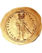 Les pièces de monnaies Byzantine de L'empereur Isaac 1er à Chypre