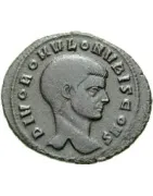 Les pièces de monnaies romaines de L'empereur Romulus