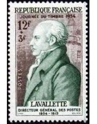 timbres de France de l'année 1954 à l'unité