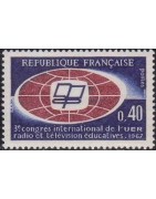 timbres de France de l'année 1967 à l'unité