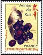 timbres de France de l'année 2008 à l'unité