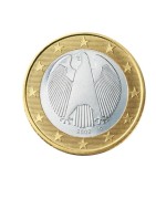 pièces de monnaie euro à l'unité Allemagne