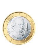 pièces de monnaie euro à l'unité Autriche