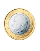 pièces de monnaie euro à l'unité de Belgique