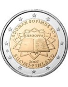 pieces de monnaie de 2 euros Commémoratives 2007 du traite de rome