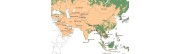 Pièces de monnaie du monde du continent Asie par Pays