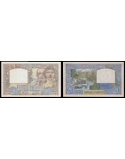 Billet Francais de collection de 20 Francs Science et Travail de la banque de France type 1940 Fayette F.12