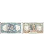 Billet Francais de collection de 1000 Francs Minerve et Hercule de la banque de France type 1945 Fayette F.41