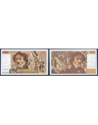 Billet Francais de collection de 100 Francs Delacroix de la banque de France type 1978 Fayette F.68 et 69