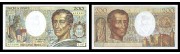 Billet Francais de collection de 200 Francs Montesquieu de la banque de France type 1981 Fayette F.70