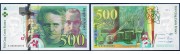 Billet Francais de collection de 500 Francs Pierre et Marie Curie de la banque de France type 1993 Fayette F.76