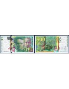 Billet Francais de collection de 500 Francs Pierre et Marie Curie de la banque de France type 1993 Fayette F.76