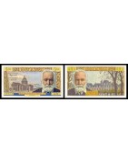 Billet Francais de collection de 5 nouveaux Francs Victor Hugo  de la banque de France type 1959 Fayette F.56