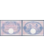 Billet Francais de collection de 50 Francs Bleu et Rose de la banque de France type 1889 Fayette F.14