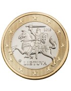 pièces de monnaie euro à l'unité de Lituanie