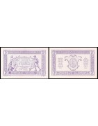 Billets de France de collection de série Trésorerie aux armées Français type 1917-1919 Fayette VF41-VF5