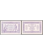 Billets de France de collection de série Trésorerie aux armées Français type 1917-1919 Fayette VF41-VF5