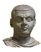 Les pièces de monnaies romaines de l'empereur Maximin II Daia, Maximinus