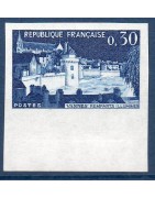 Timbres avec variété non dentelé