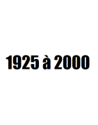 Blocs feuillets de Timbres de l'année 1925 à 2000