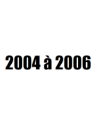 Blocs feuillets de Timbres de l'année 2004 à 2006