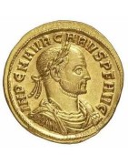 Les pièces de monnaie Romaine de l'empereur Carus