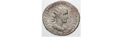 Les pièces de monnaie Romaine de l'empereur Volusien