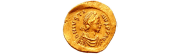 Les pièces de monnaies Byzantine de L'empereur Justin 1er 