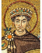 Les pièces de monnaies Byzantine de L'empereur Justinien 1er le grand