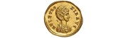 Les pièces de monnaies romaines de L'impératrice Aelia Eudoxia