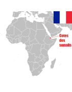 Billets de banque de la cote Française des Somalis