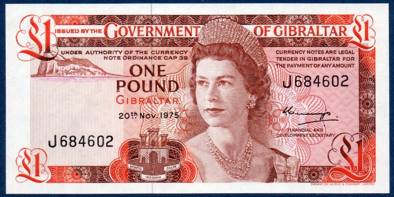 Billet de banque de Gibraltar