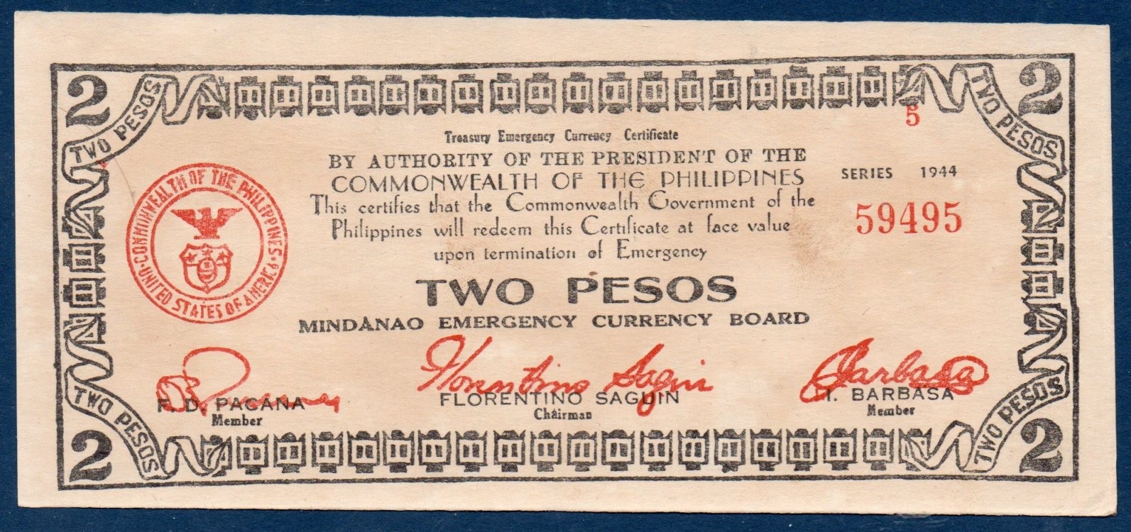 Billet de banque des Philippines