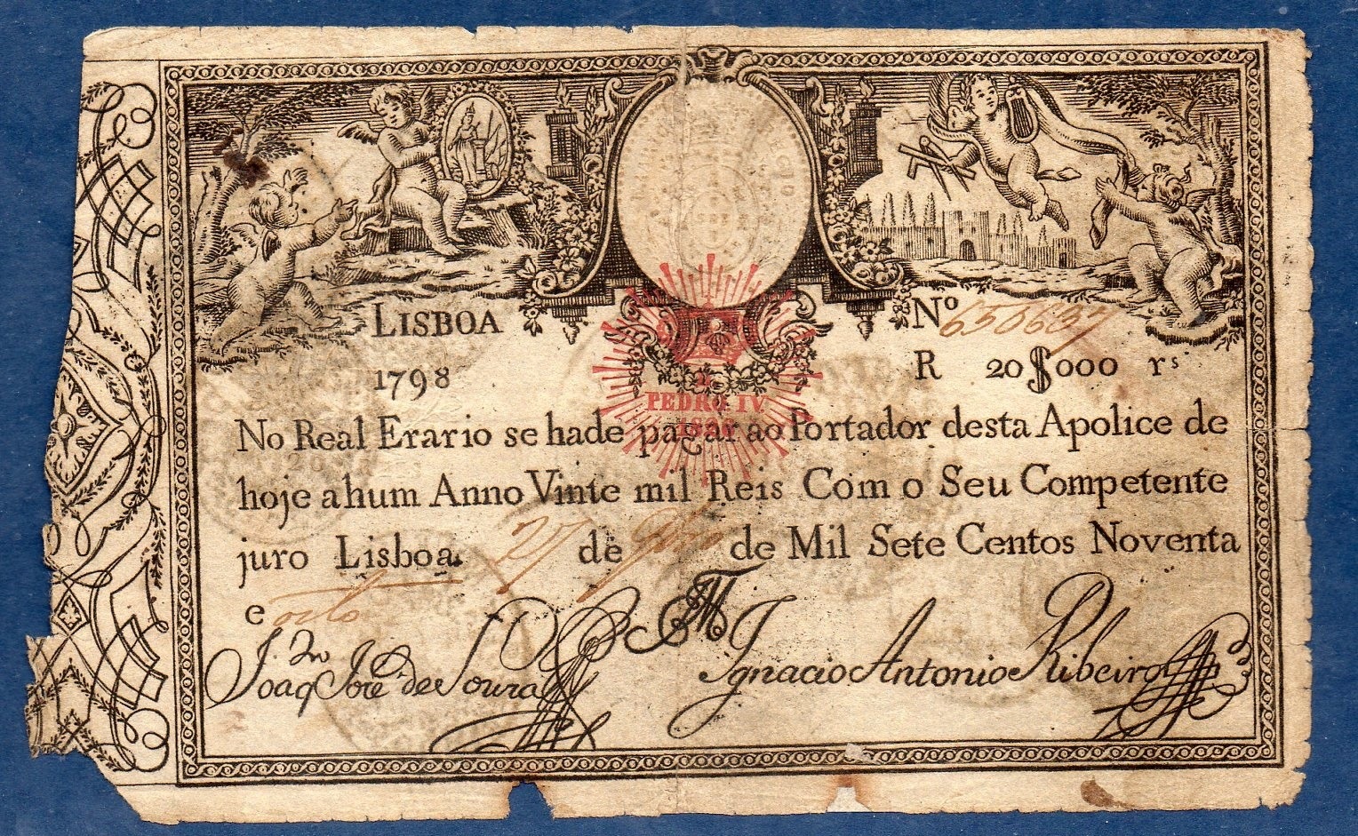 Billet de banque du Portugal