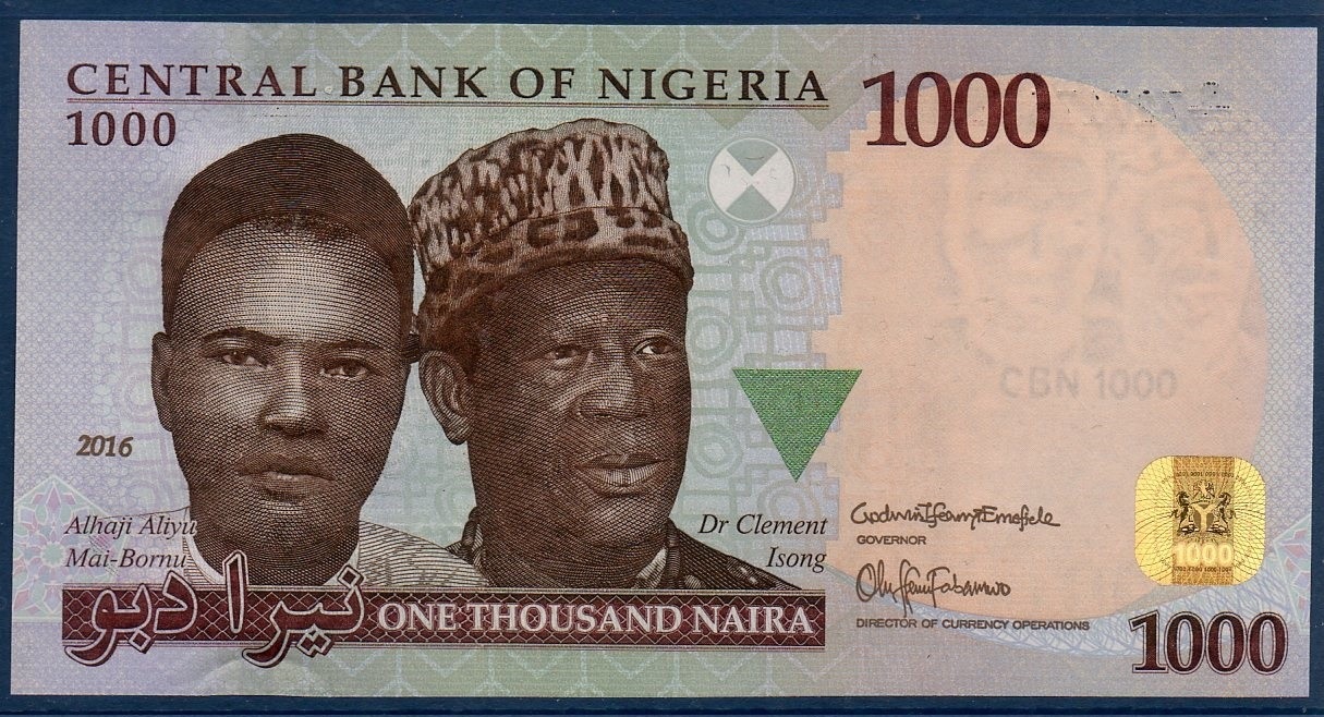 Billet de collection du Nigeria