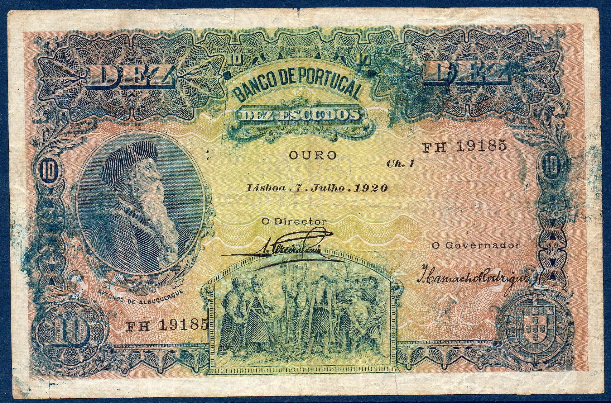 Billet de collection portugais