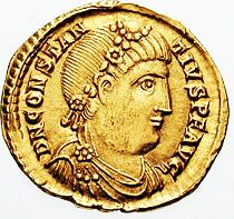 Pièces de Monnaie Romaine de Constance III